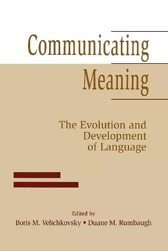 Communicating Meaning cover