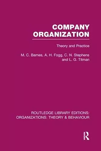 Company Organization (RLE: Organizations) cover