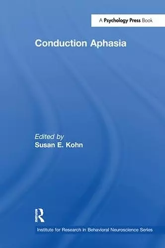 Conduction Aphasia cover