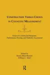 Construction Versus Choice in Cognitive Measurement cover