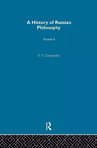 History Russian Philosophy V2 cover