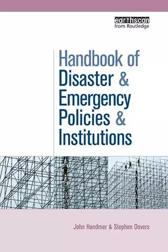 The Handbook of Disaster and Emergency Policies and Institutions cover
