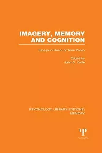 Imagery, Memory and Cognition (PLE: Memory) cover