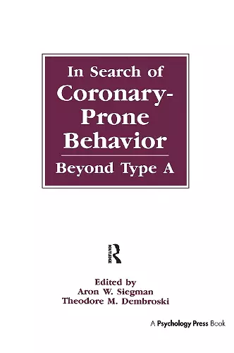 In Search of Coronary-prone Behavior cover