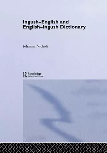 Ingush-English and English-Ingush Dictionary cover