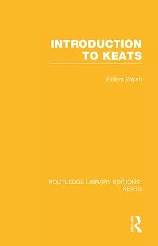 Introduction to Keats cover