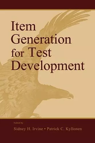 Item Generation for Test Development cover