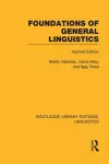 Foundations of General Linguistics (RLE Linguistics A: General Linguistics) cover