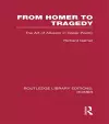 From Homer to Tragedy cover