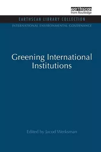 Greening International Institutions cover