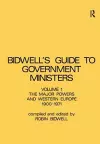 Guide to Government Ministers cover