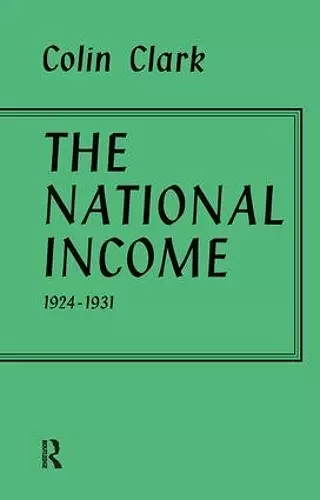 National Income 1924-1931 cover