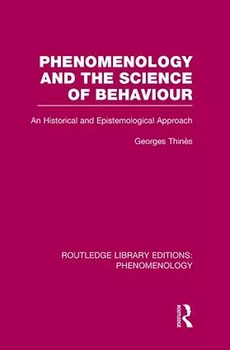 Phenomenology and the Science of Behaviour cover