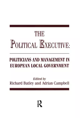 The Political Executive cover