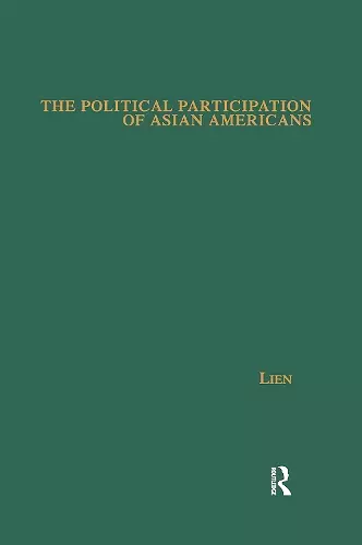 The Political Participation of Asian Americans cover