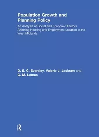 Population Growth and Planning Policy cover