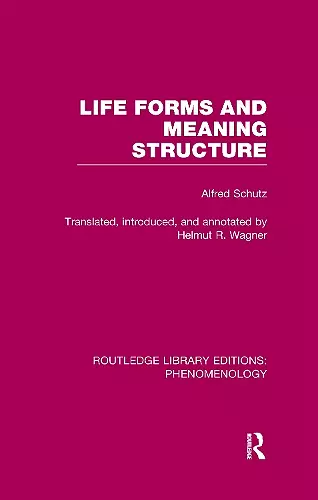 Life Forms and Meaning Structure cover