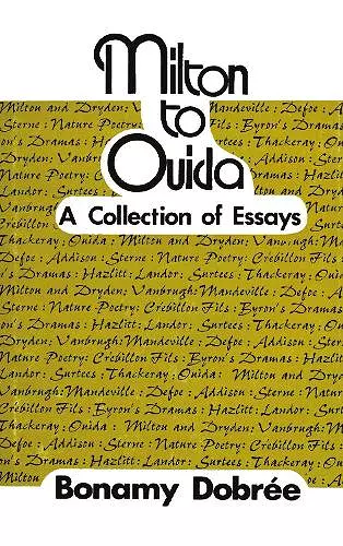 Milton to Ouida cover