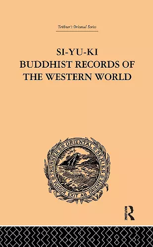 Si-Yu-Ki Buddhist Records of the Western World cover