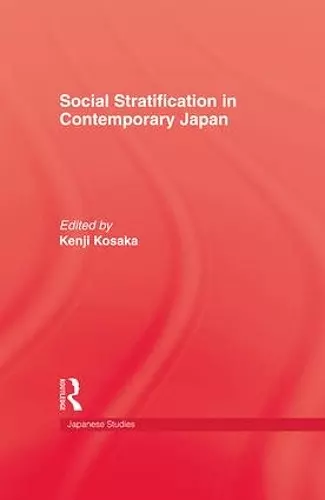 Social Stratification in Contemporary Japan cover