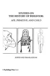 Studies on the History of Behavior cover