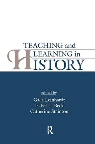 Teaching and Learning in History cover