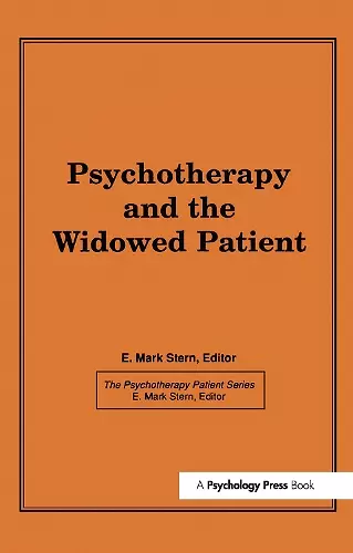 Psychotherapy and the Widowed Patient cover