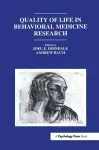 Quality of Life in Behavioral Medicine Research cover