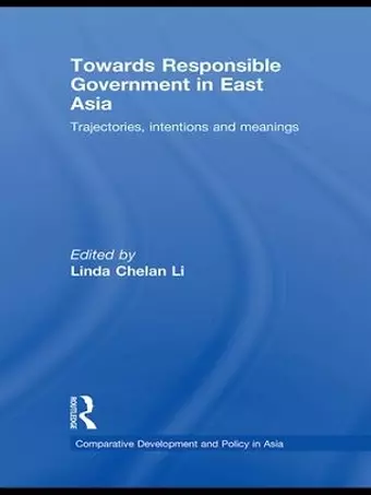 Towards Responsible Government in East Asia cover