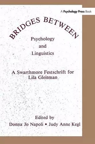 Bridges Between Psychology and Linguistics cover