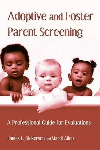 Adoptive and Foster Parent Screening cover