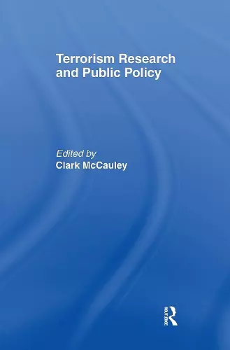 Terrorism Research and Public Policy cover