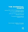 The Essential Comte (RLE Social Theory) cover