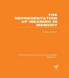 The Representation of Meaning in Memory (PLE: Memory) cover