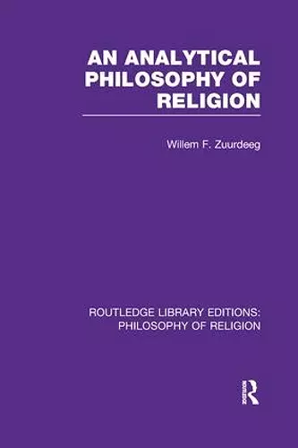 An Analytical Philosophy of Religion cover