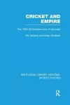 Cricket and Empire (RLE Sports Studies) cover