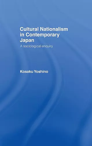 Cultural Nationalism in Contemporary Japan cover