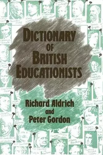 Dictionary of British Educationists cover