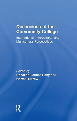 Dimensions of the Community College cover