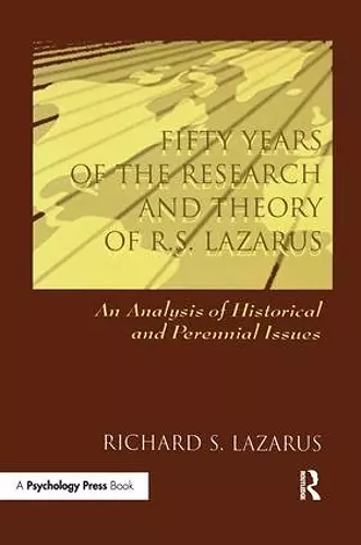 Fifty Years of the Research and theory of R.s. Lazarus cover
