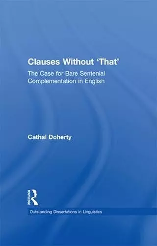 Clauses Without 'That' cover