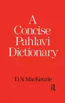 A Concise Pahlavi Dictionary cover