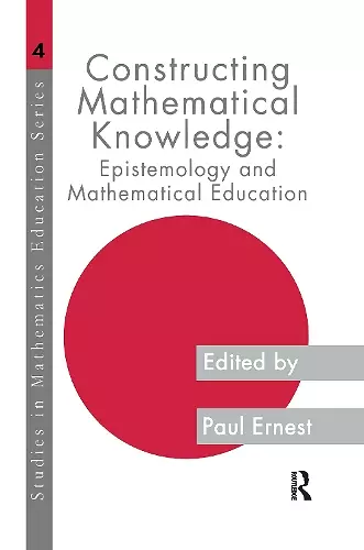 Constructing Mathematical Knowledge cover