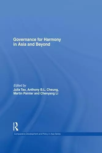 Governance for Harmony in Asia and Beyond cover