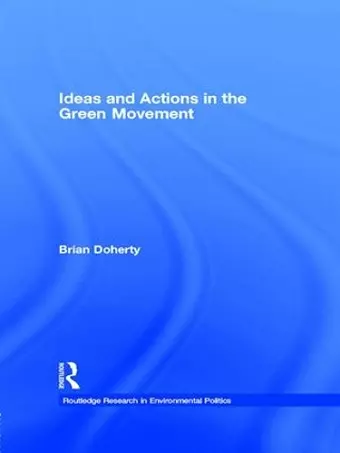 Ideas and Actions in the Green Movement cover