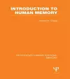 Introduction to Human Memory (PLE: Memory) cover