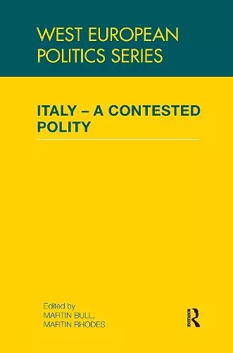 Italy - A Contested Polity cover