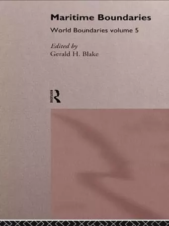 Maritime Boundaries cover