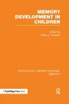 Memory Development in Children (PLE: Memory) cover