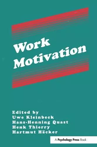 Work Motivation cover